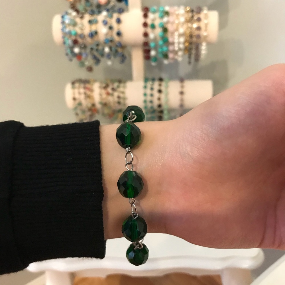 Green Crystal Bracelet